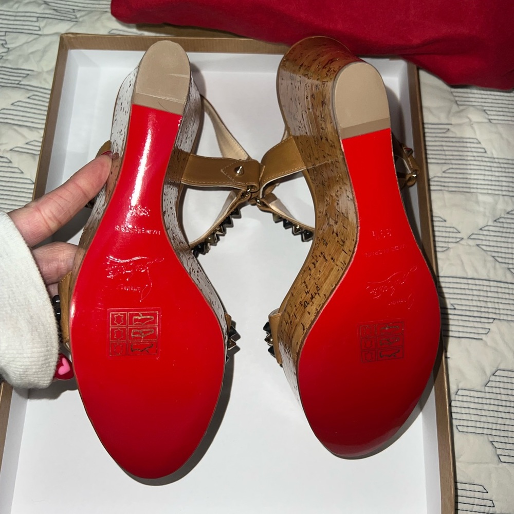 Christian Louboutin Bikee Bike Zeppa 120 Wedge - Picture 2 of 8